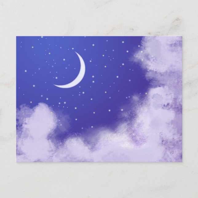 Night Sky Postkarte (Vorderseite)