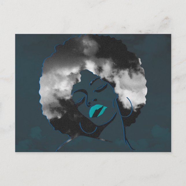 "Night Sky" Postkarte (Vorderseite)