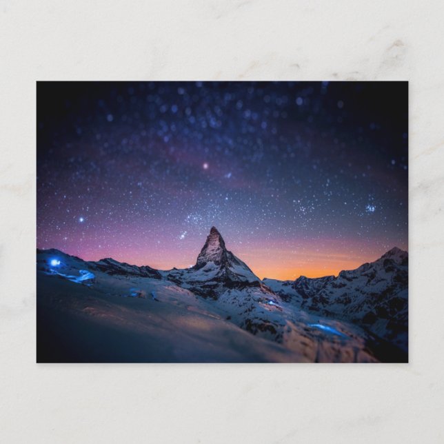 Night Sky Postkarte (Vorderseite)