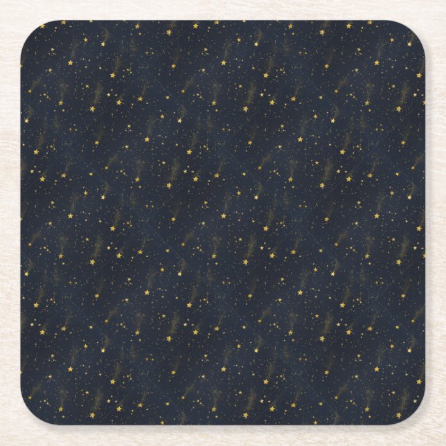 Night Sky Rechteckiger Pappuntersetzer (Vorderseite)