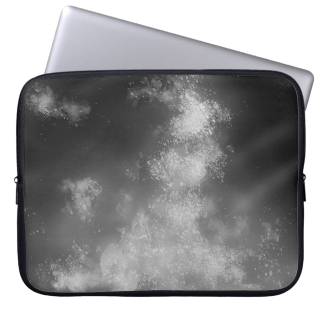 Night Sky Smoke Laptop Bag Laptopschutzhülle (Vorderseite)