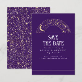 Night Sky Stars Celestial Save the Date