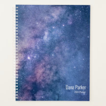 Night Sky Stars Personalisiert Planer