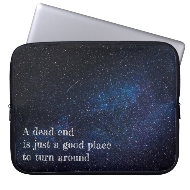 Night Sky und Stars Laptop Sleeve (Vorderseite)