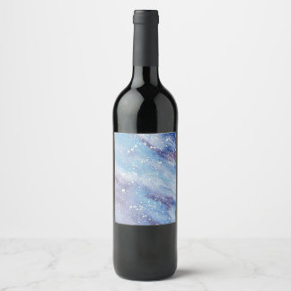 Night Sky Wine Label Weinetikett