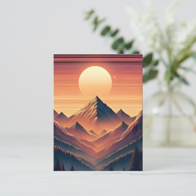 Night Song Postkarte (Stehend Vorderseite)