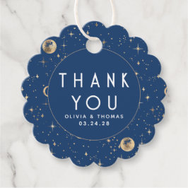 Night Star Celestial Mystical Blue Vielen Dank Geschenkanhänger