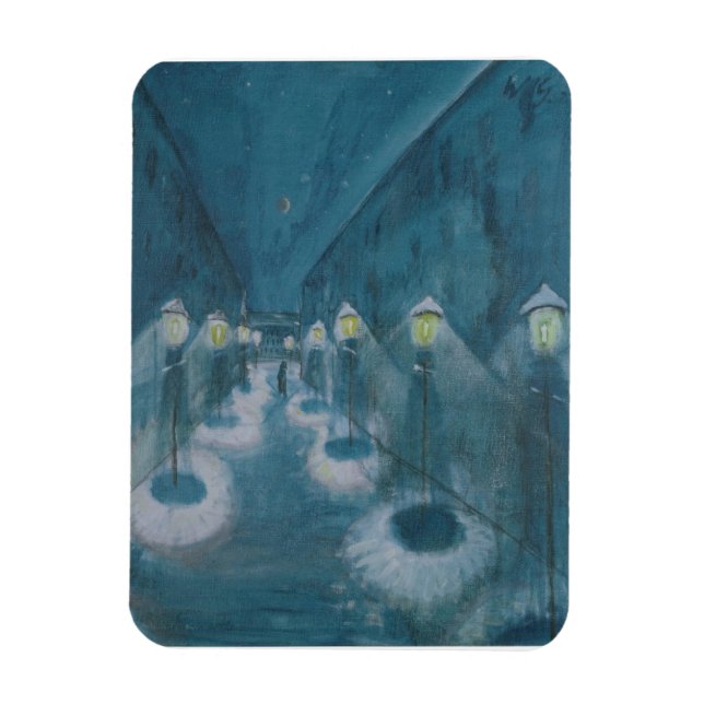 Night Street (Street by Night) (1922) Walter Grama Magnet (Vertikal)