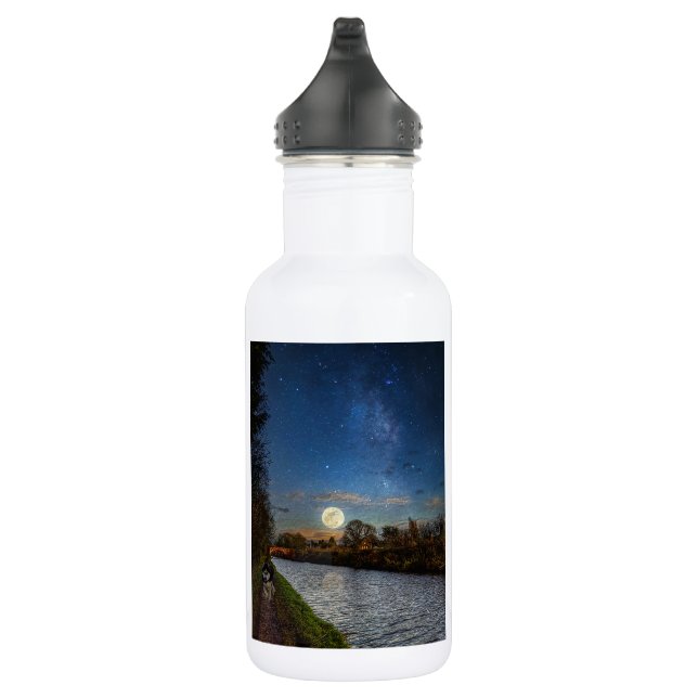 Night Time Prowl Stainless Steel Wasserflasche (Rechts)