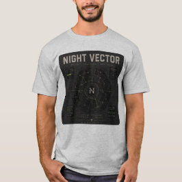 Night Vector | Grid Lock Signal Mapping T-Shirt