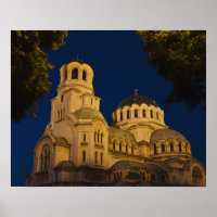 Night view mit Alexander Nevski Kathedrale