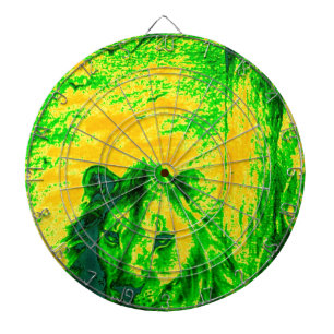 Night Vision Lion Art Fluorescent Print Dartscheibe