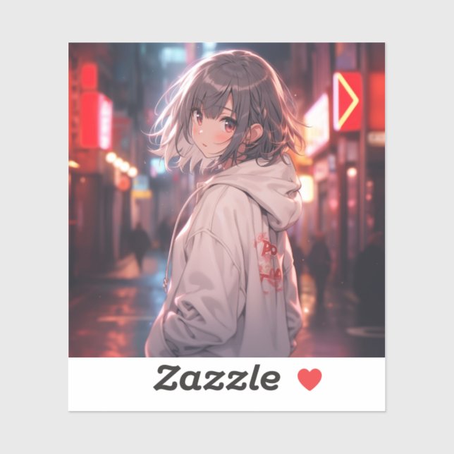 Night walk aufkleber (Blatt)