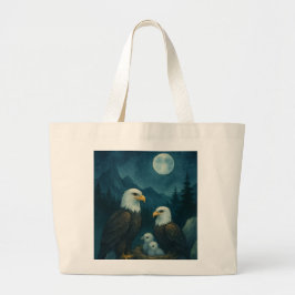 Night Watch - Adlerfamilie unter den Sternen Jumbo Stoffbeutel