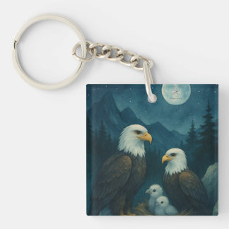 Night Watch - Adlerfamilie unter den Sternen Schlüsselanhänger