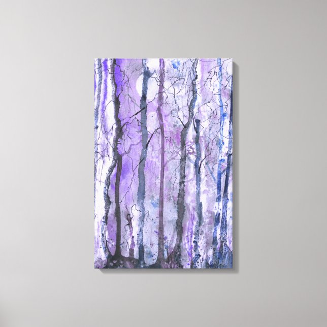 Night Wilds Mixed Media Print Leinwanddruck (Vorderseite)