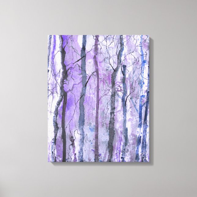 Night Wilds Mixed Media Print Leinwanddruck (Vorderseite)