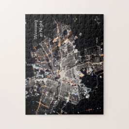 Night Winnipez, NASA ISS Space Station Foto Puzzle