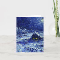 Night. Winter. Russland - Karte