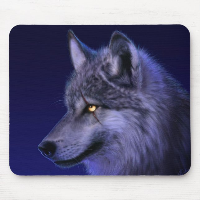Night Wolf Mousepad (Vorne)
