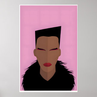 Nightclubbin' Inspired Original Icon Design Print Poster