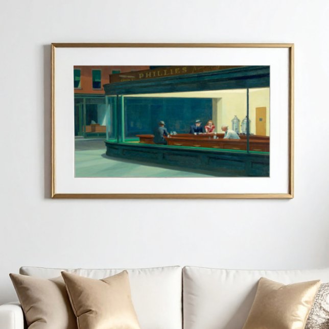 Nighthawks 1942 von Edward Hopper Poster (Von Creator hochgeladen)