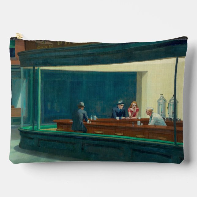 Nighthawks 1942 von Edward Hopper Zubehörtasche (Vorderseite)