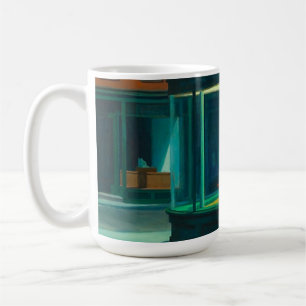 Nighthawks Edward Hopper Kaffeetasse