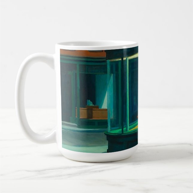 Nighthawks Edward Hopper Kaffeetasse (Links)