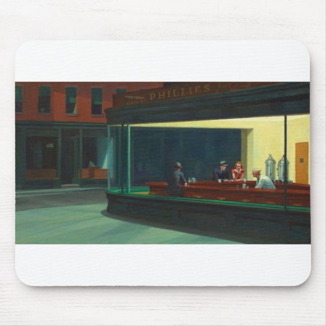 Nighthawks - Edward Hopper Mousepad (Vorne)