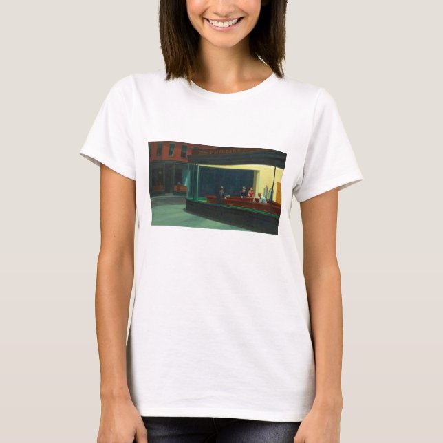 Nighthawks - Edward Hopper T-Shirt (Vorderseite)