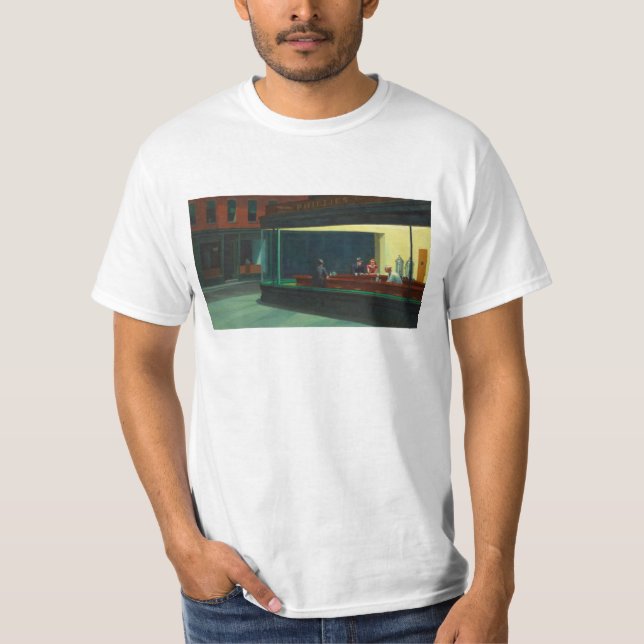 Nighthawks - Edward Hopper T-Shirt (Vorderseite)