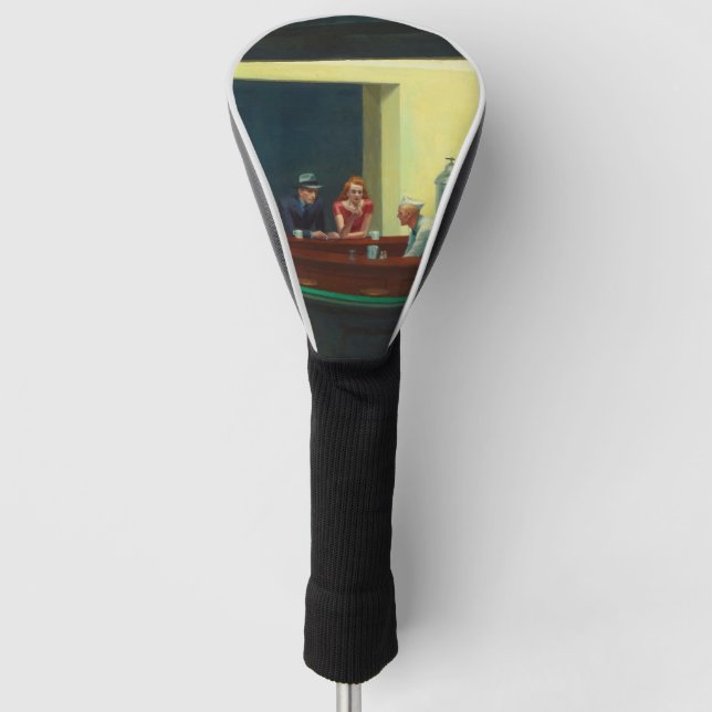 Nighthawks Gemälde von Edward Hopper  Golf Headcover (Vorderseite)