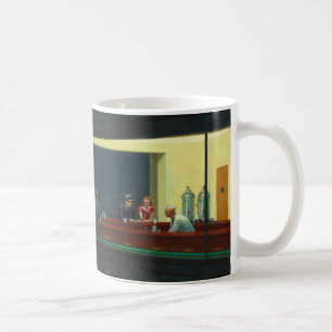 Nighthawks Gemälde von Edward Hopper Kaffeetasse