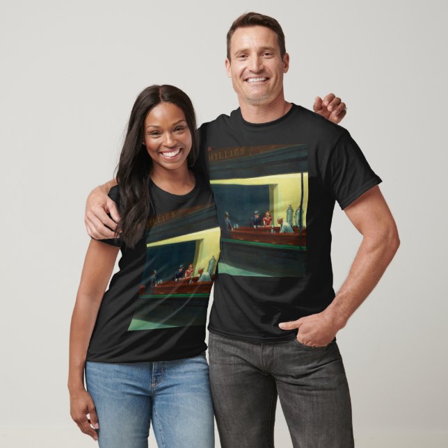Nighthawks-Gemälde von Edward Hopper  T-Shirt (Unisex)