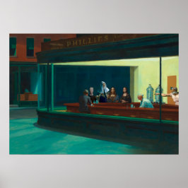 Nighthawks - Zeitreisende - Edward Hopper Poster
