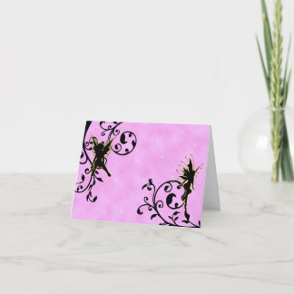 Nightlight Fairy Fantasy Danke Karte