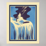 "Nightmare" 1930 Art Deco Print Poster<br><div class="desc">"Nightmare" 1930 Art Deco Print. 11x14 in anderen Größen hier abgebildet.</div>