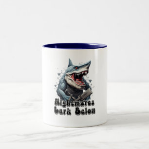 Nightmares Lurk Untere Geschenkidee Zweifarbige Tasse