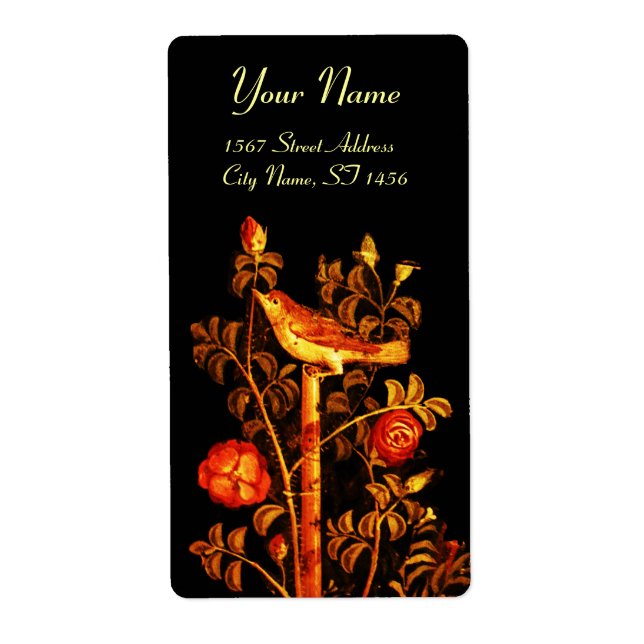 NIGHTON MIT ROSE, rot-gelb (Vorne)