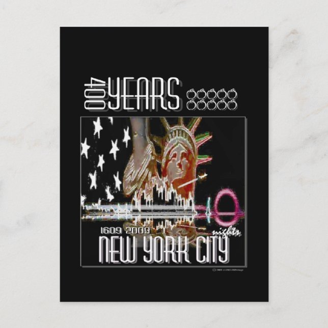 "NIGHTS" POSTKARTE (Vorderseite)