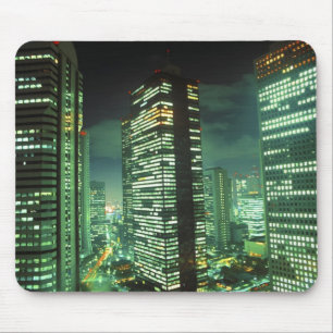 Nightscape, Shinjuku, Tokio, Japan Mousepad