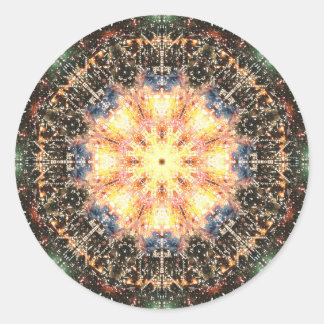 nightview runder aufkleber