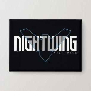 Nightwing Hi-Tech Name Grafik Button