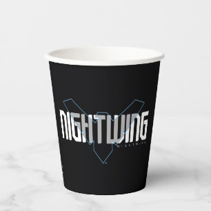 Nightwing Hi-Tech Namensgrafik Pappbecher