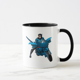 Nightwing on bike tasse