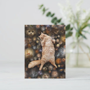 Nighty Kitty Cat, Postkarte