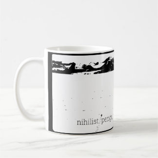 Nihilistischer Pinguin Kaffeetasse