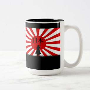 Nihon Flag Japan Samurai Patriotic Tasse Series