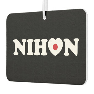 Nihon Liebe Heart Flag Air Freshener Autolufterfrischer